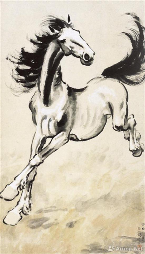 �챯�衶����ͼ�� 107.7cm��55cm ֽ��ˮī��ɫ 1953�� �й������ݲ�