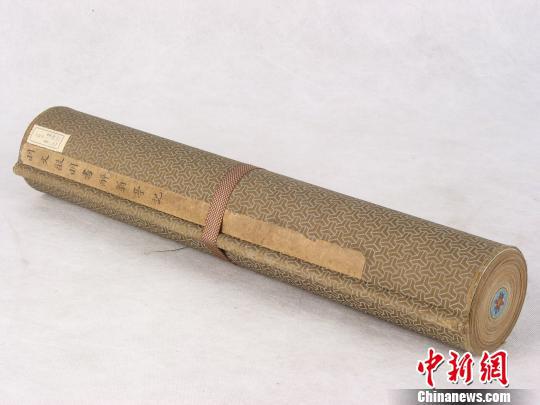 3月28日,沈阳故宫博物院展出院藏文徵明《醉翁亭记》行书卷。 钟欣 摄