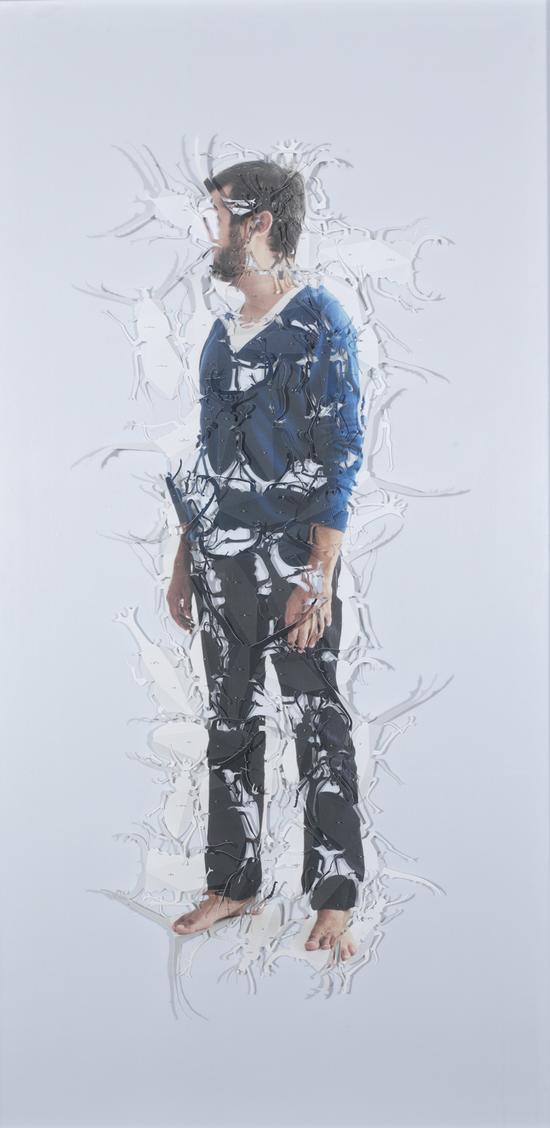 ChristusN��brega ����ϵ��II �ü���Ƭ�ͱ���̶� 123��65cm 2015 ����פ��ʹ�ݲ�