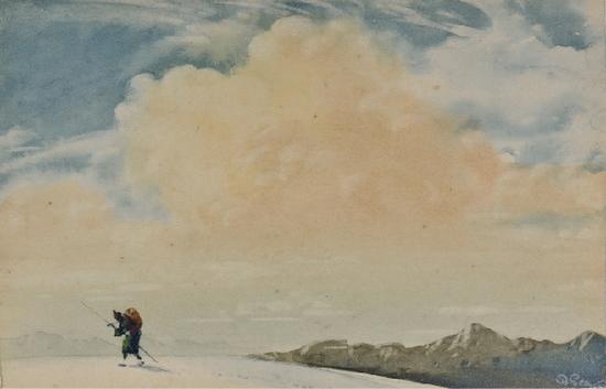 �ݶ�˹�֡�ɭ���� ��������Ķ��͡��� ֽ��ˮ�ʡ����� ��8.5��5.5cm��1914�꣬ӡ�ȹ����ִ������ݲ�