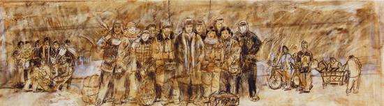 �찲��ǰ��ʮ�����ͼ ����ֽ�� ���� ����19cm��59cm