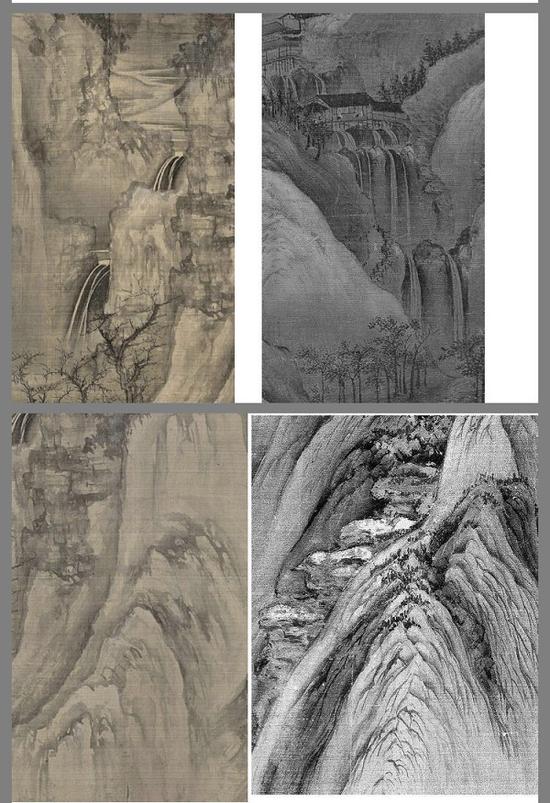  ��ϣ�ϡ�ǧ�ｭɽͼ������ڷ�����Сѩ���ľֲ��Ƚ�