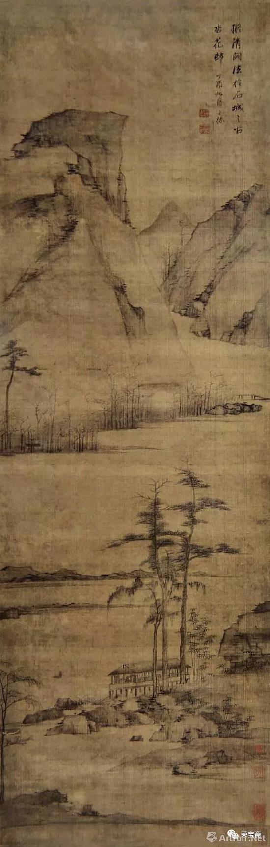 �� ��ʿ�� ɽˮͼ 44.5cm��145.5cm