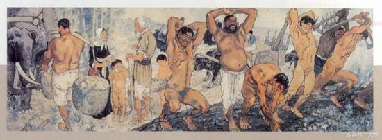 ���޹���ɽ����ī�й������챯�����ݲأ�144cm*421cm