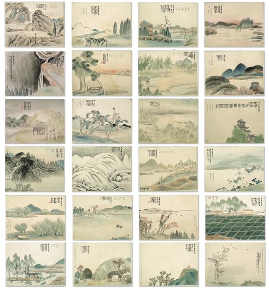 ʯ�Ŷ�ʮ�ľ� ���ʯ 1910�� 34��45.5cm ��ҳ ֽ����ɫ ����ʡ����ݲ�