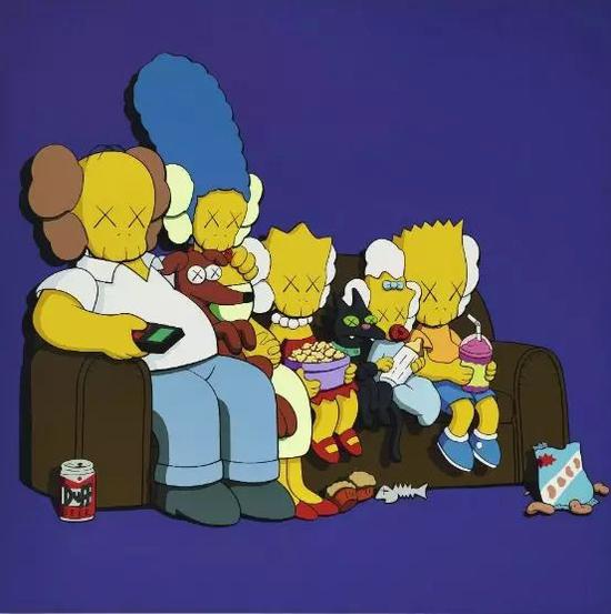 KAWS⣨KIMPSONS400600۱