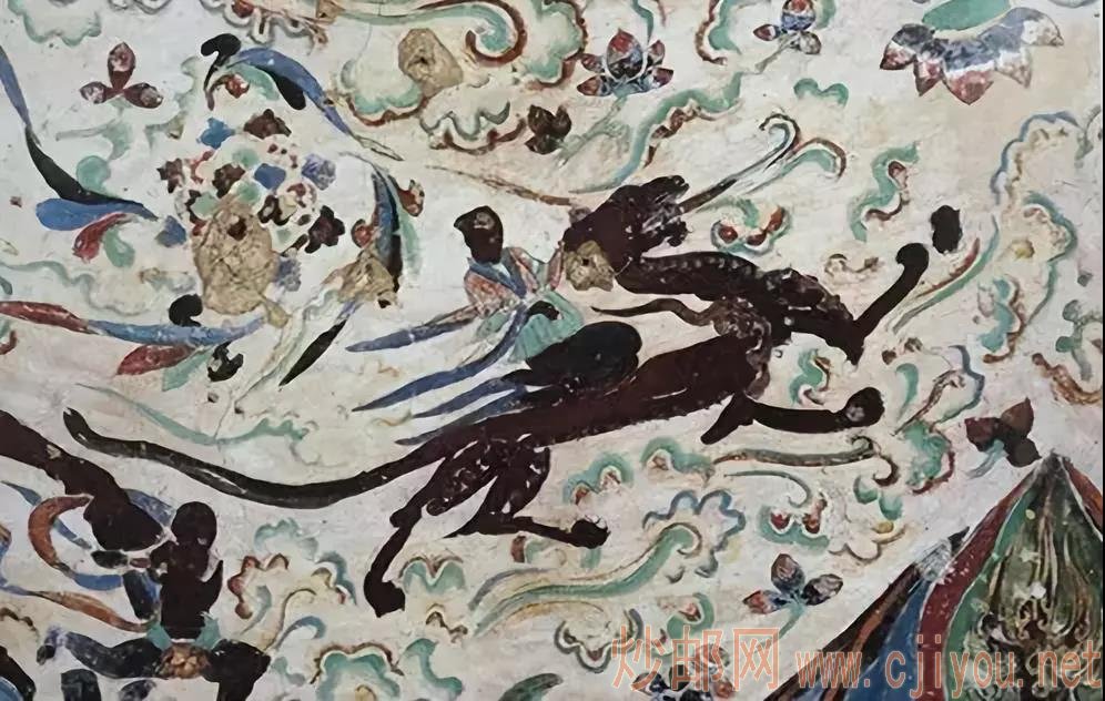 乘虎仙人图