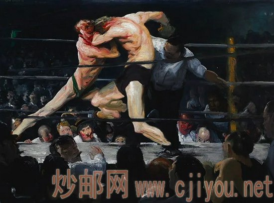 乔治·贝洛,《夏基的雄鹿》,1909年,克利夫兰艺术博物馆藏