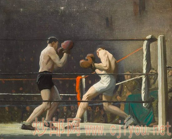 劳拉·奈特,《拳击营》(Boxing in Camp),1918